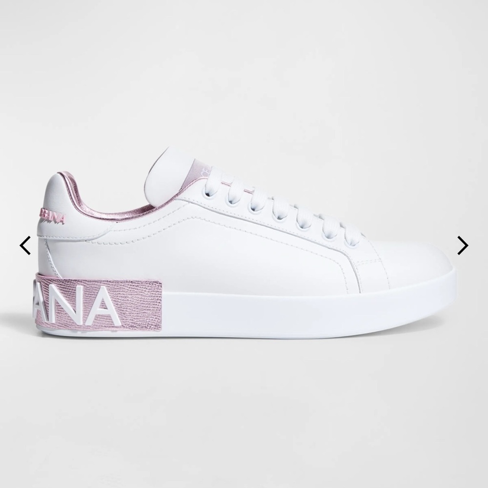 Portofino Bicolor Logo Low-Top Sneakers USED